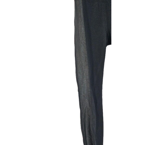 Athleta Leggings Womens Black Faux Leather Tux Metro Athleisure Pants Medium M - Picture 4 of 11